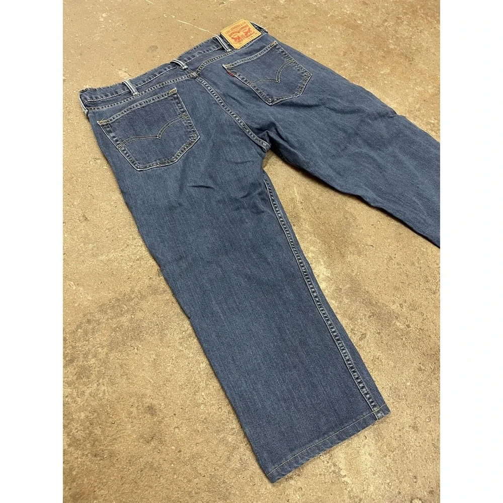 Levis 511 Jeans Mens‎ 38x30 Blue Denim Slim Fit Straight Leg Zip Fly Mid Rise